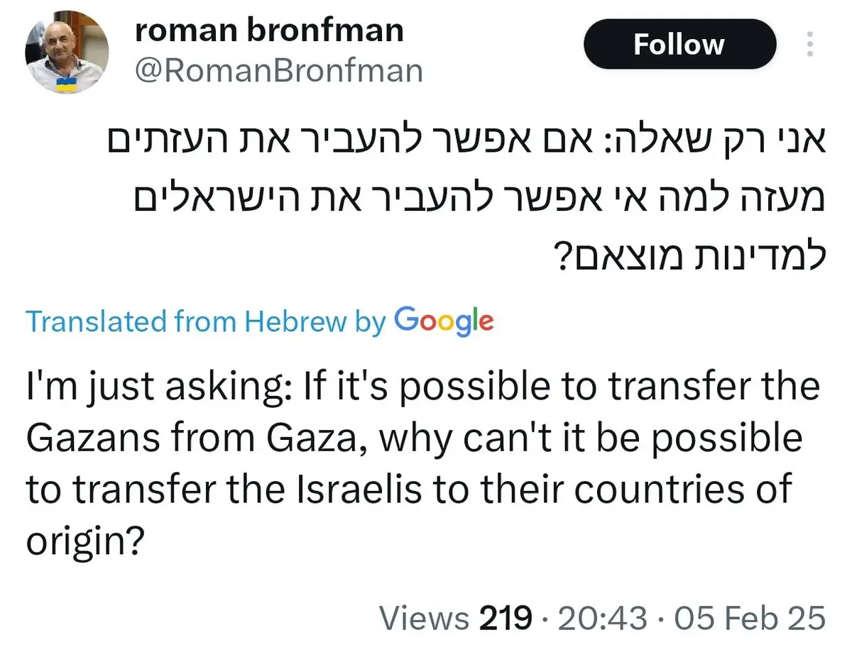 A Former Knesset Member Poses the Crucial Question