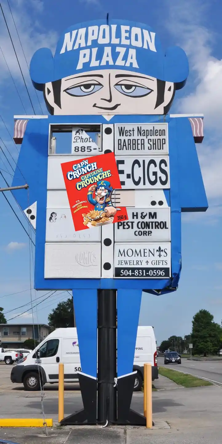 Introducing Admiral Crunch, the cereal captain!
