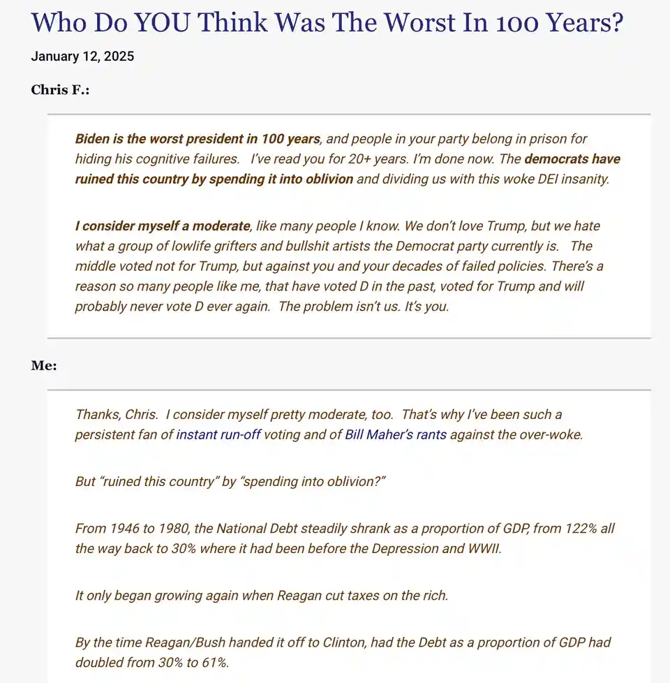 Casting Your Vote: Who's the Worst President of the Last Century?