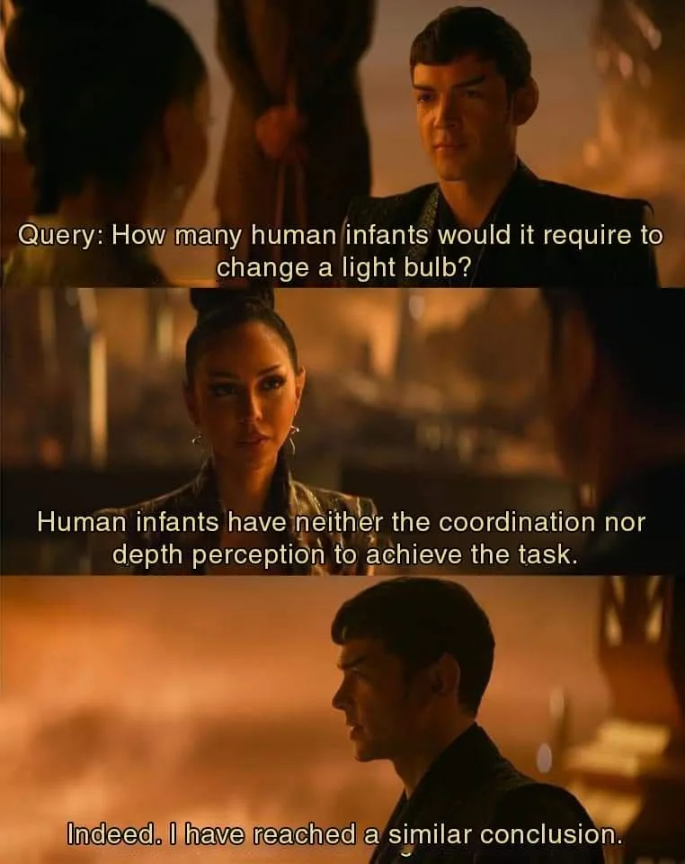 A Vulcan's Hilarious Take on an Old Classic