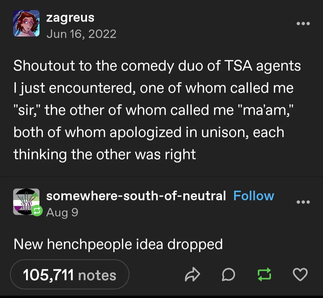 A screenshot of a Tumblr post by user 'zagreus' dated June 16, 2022, featuring white text on a dark background. The text…
