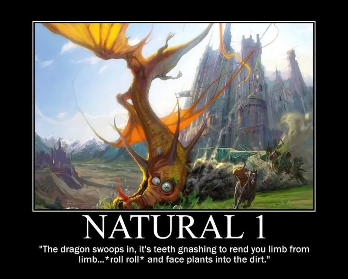 A fantasy illustration shows a large, orange dragon with a tree-like body and one visible eye, swooping down toward a…