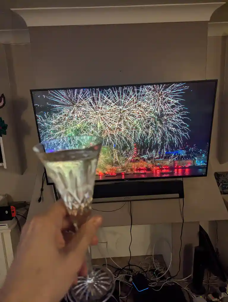 Wishing Everyone a Cozy Happy 2025 from My London Lounge