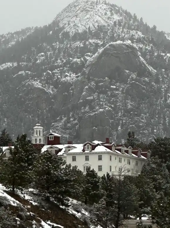 A Stunning Shot of the Stanley Hotel in Estes Park, CO - December 2024