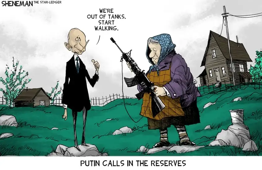 A Caricature of Putin: A Humorous Take