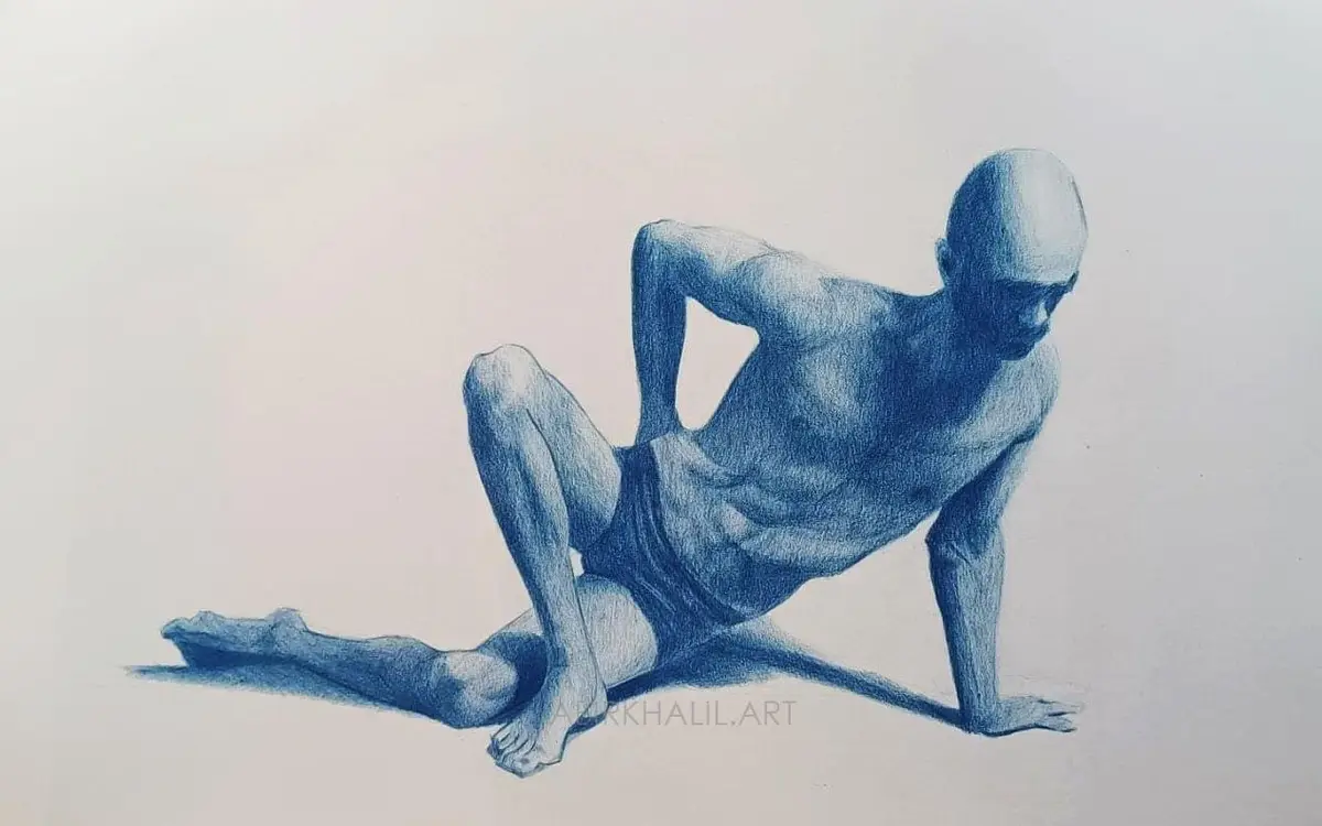 Check out this artwork I created with colored pencils!