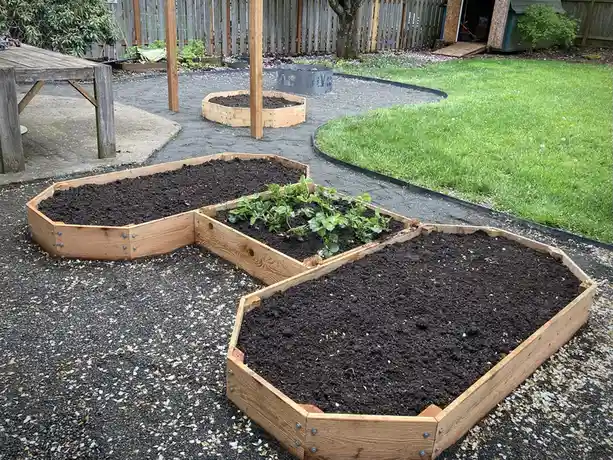 Patio Transformation and Garden Beds: Duck Approved Makeover!