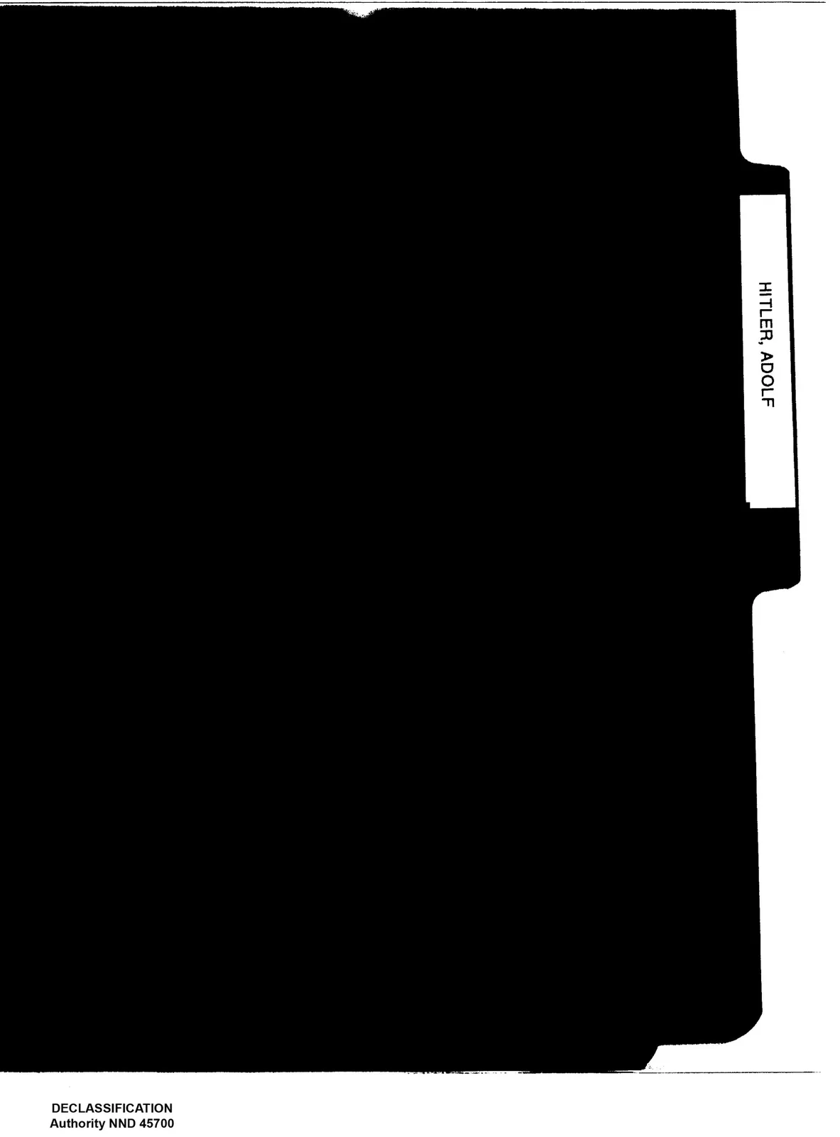 16th Favorite: CIA's Declassified Files on Hitler