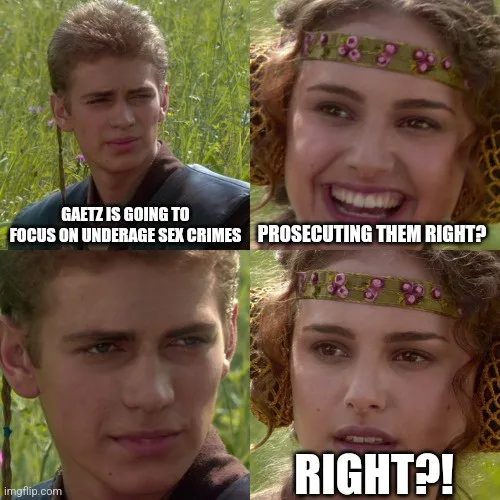 A four-panel meme featuring two characters from 'The Princess Bride': a young man with a skeptical expression and a young…