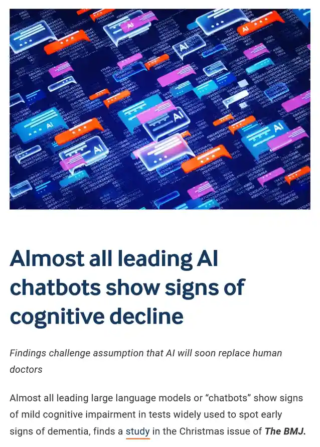 The image displays a digital background filled with colorful chat bubbles containing the letters 'AI', overlaid with a news…