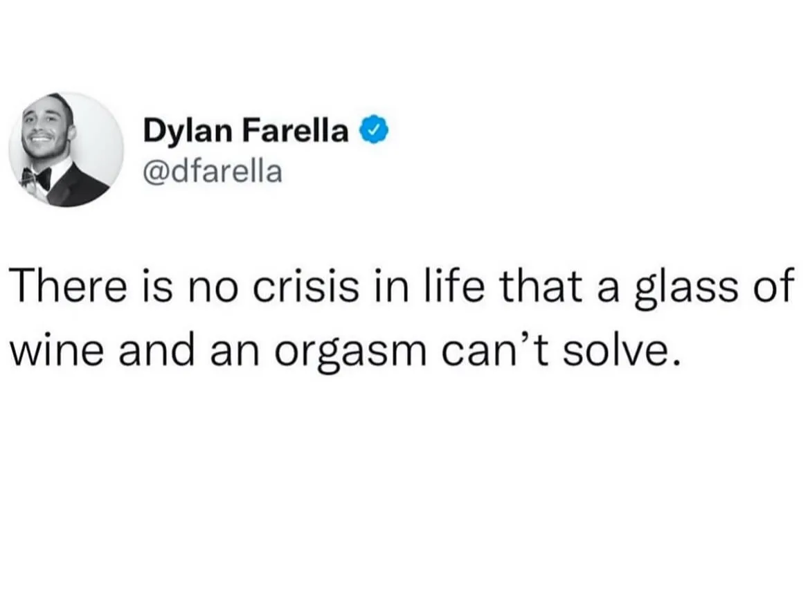 A screenshot of a tweet by verified user Dylan Farella (@dfarella) featuring his smiling black-and-white profile picture…