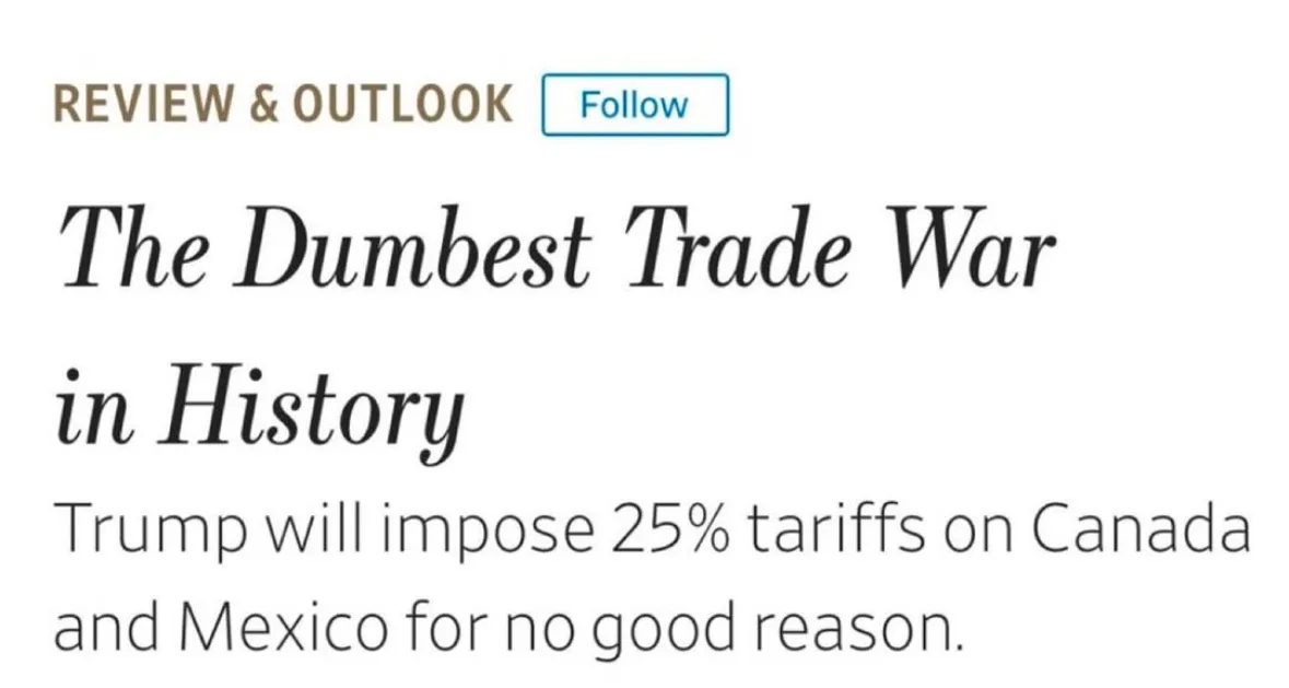 Even the Wall Street Journal Weighs In