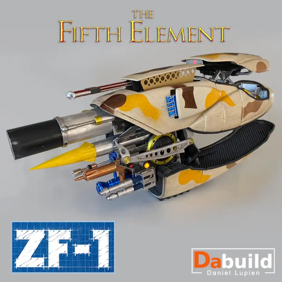 Check out my recreation of the iconic Zf-1 from The Fifth Element!