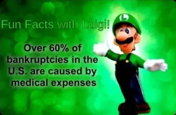 A green-tinted image features the video game character Luigi, who is waving with both hands. Overlaid text reads 'Fun Facts…