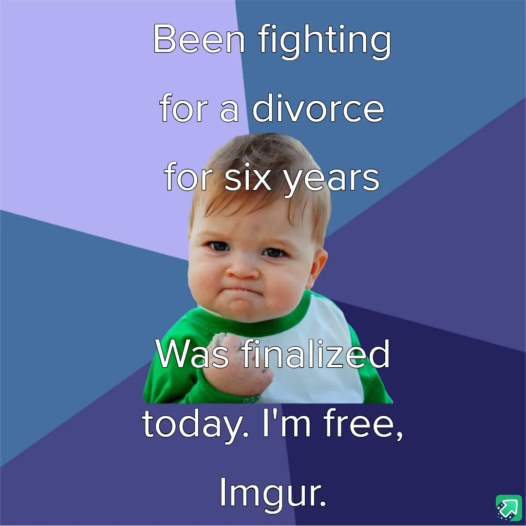 A baby with a pouty, determined expression wears a green and white shirt against a geometric purple and blue background. The…
