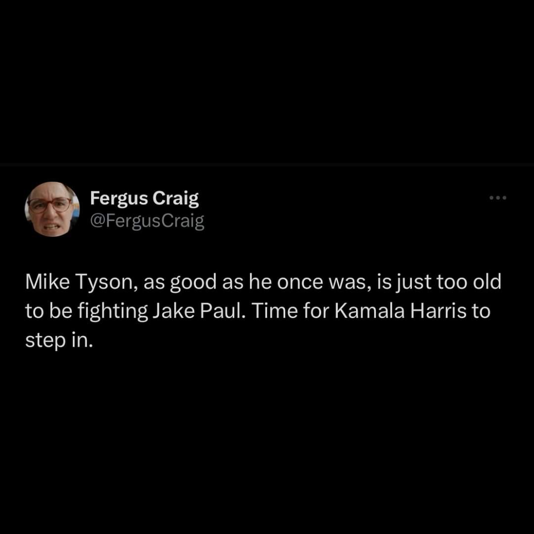 A screenshot of a tweet by Fergus Craig shows a profile picture of a man with glasses and a strained expression. The tweet…