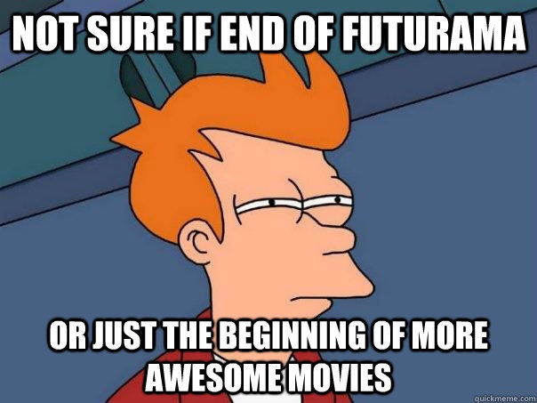 The image shows a side profile of the animated character Fry from Futurama, with his signature orange spiky hair and…
