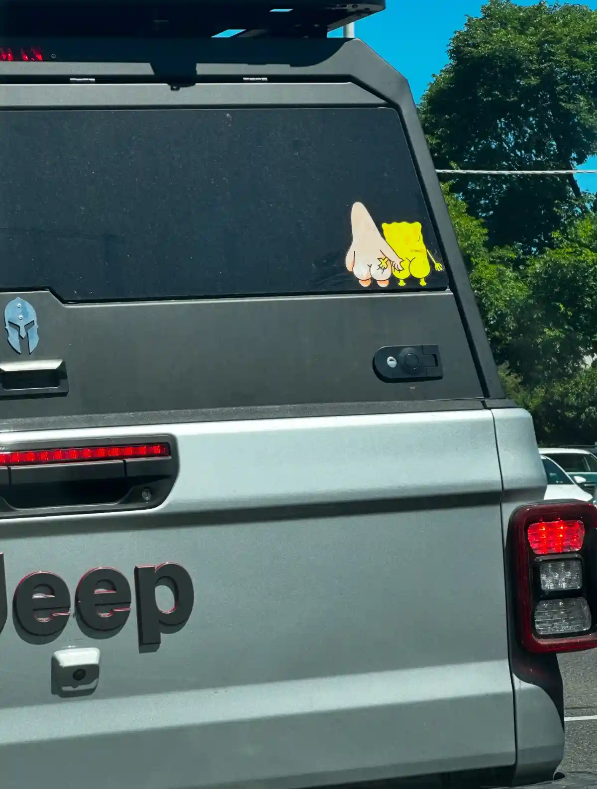 Stuck in Traffic but This Made My Day Brighter