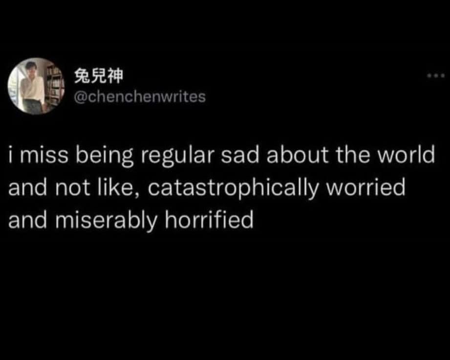 Things Are Just Getting Worse