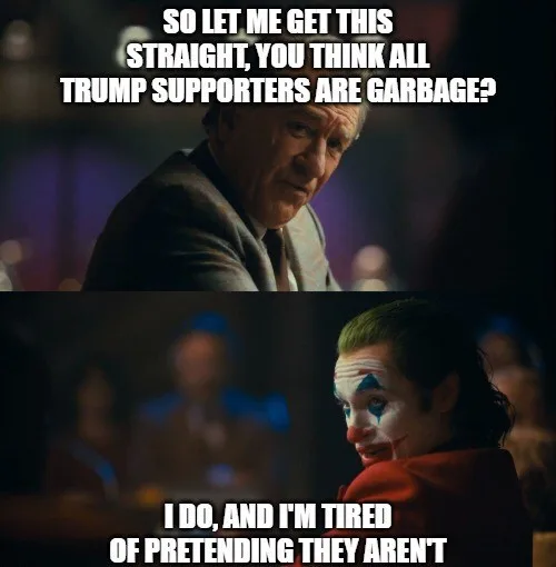The image is a two-panel meme featuring actor Robert De Niro in a serious, questioning expression in the top panel, and…