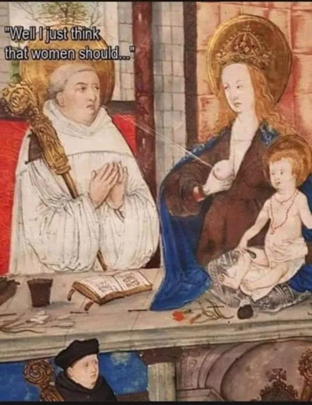 "The Lactation of St. Bernard": A Bold Power Move!