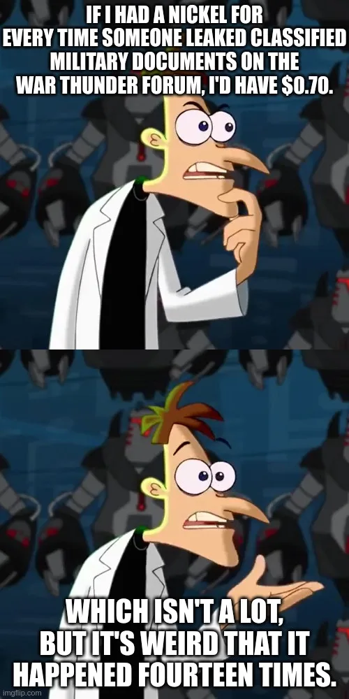 The image features two panels of the animated character Phineas from 'Phineas and Ferb'. In the top panel, he looks…