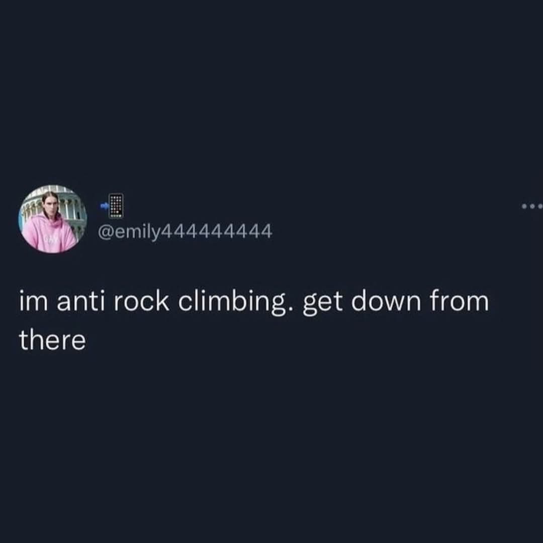 A screenshot of a social media post from a user named @emily444444444, who is wearing a pink hoodie and has a neutral…