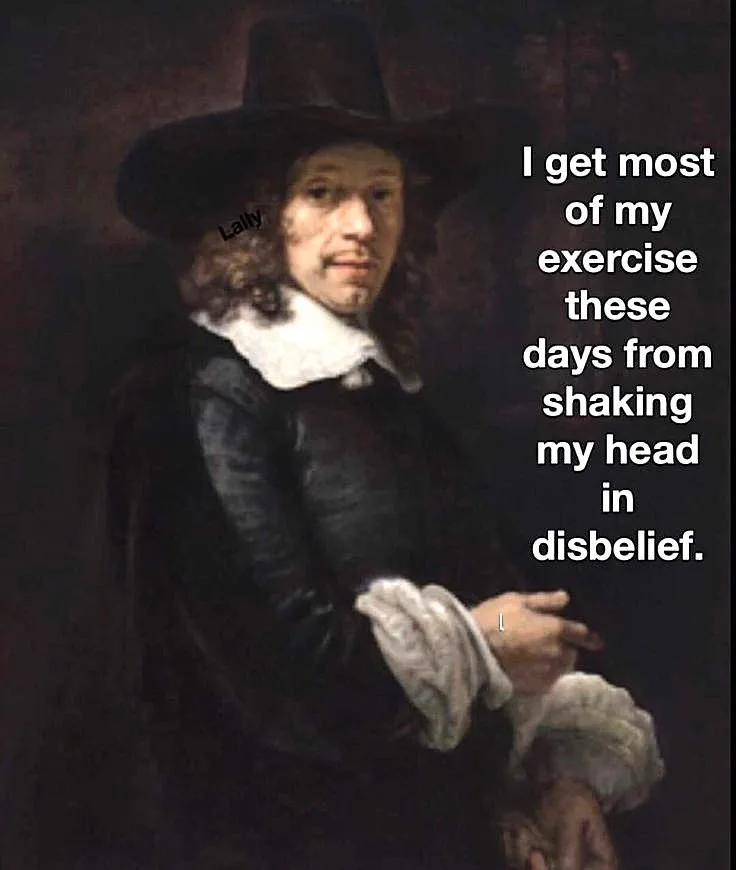 A classical portrait of a man with long curly hair, a black hat, and a dark outfit with white ruffled collar and cuffs. The…