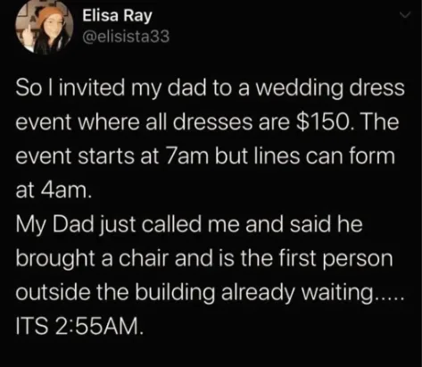 Dads: Masters of Endurance When There's a Seat Available