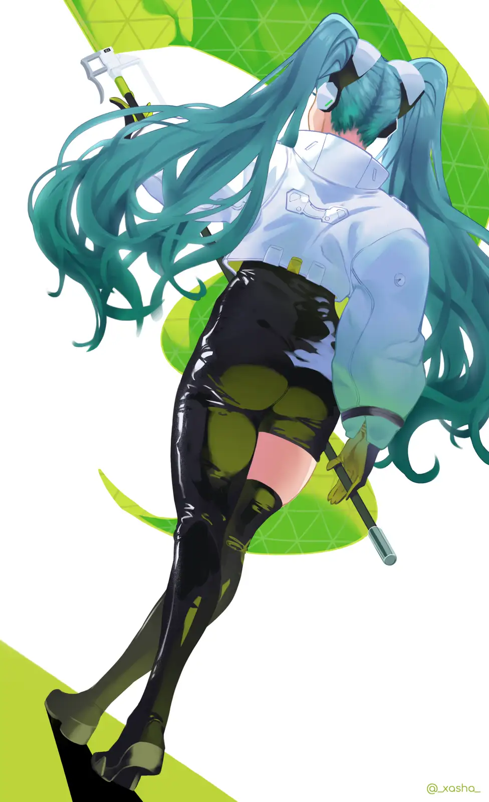 Hatsune Miku in Her GSR Glory