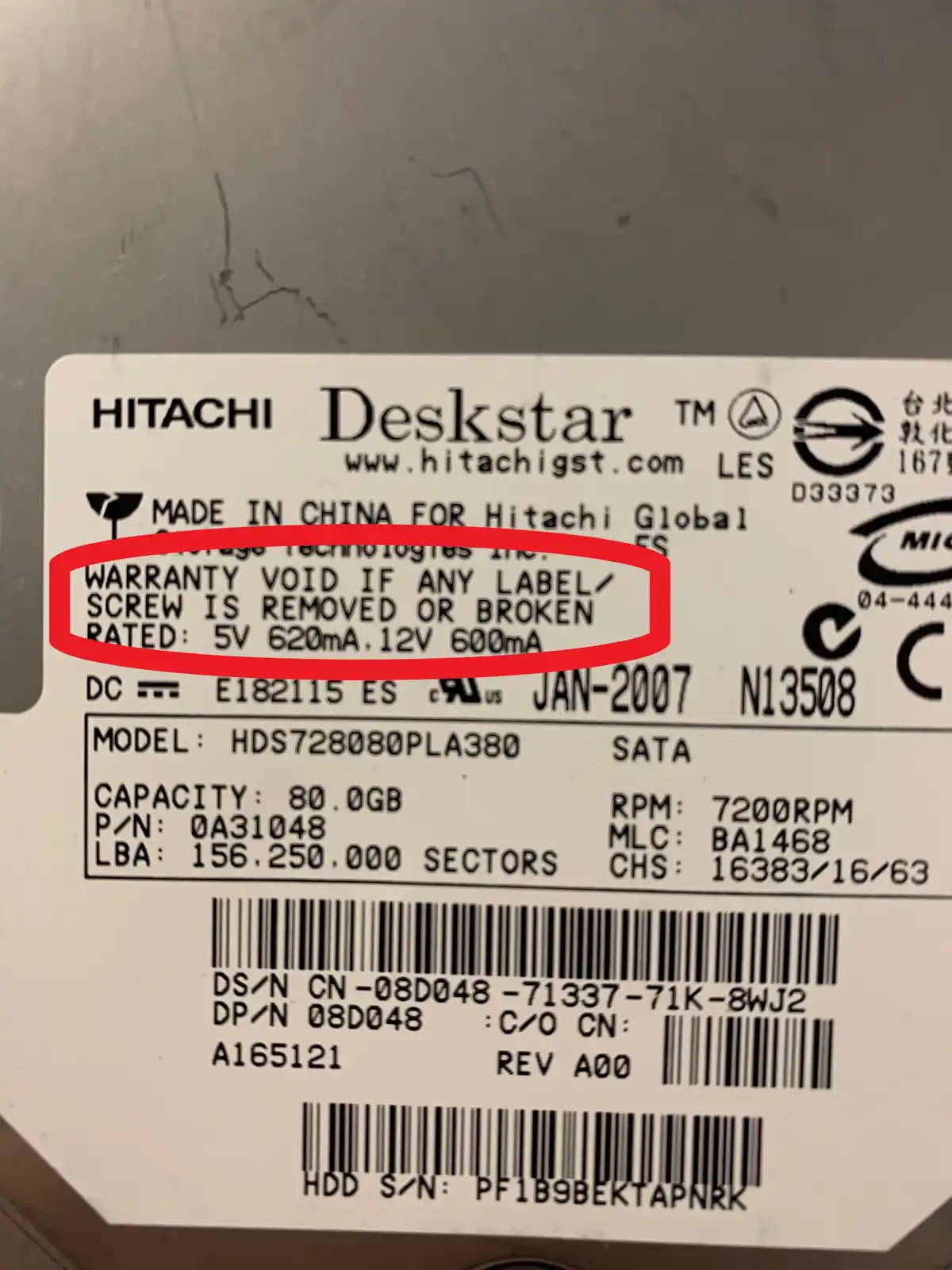 I Swear, I Didn't Touch Any Screws or Labels!