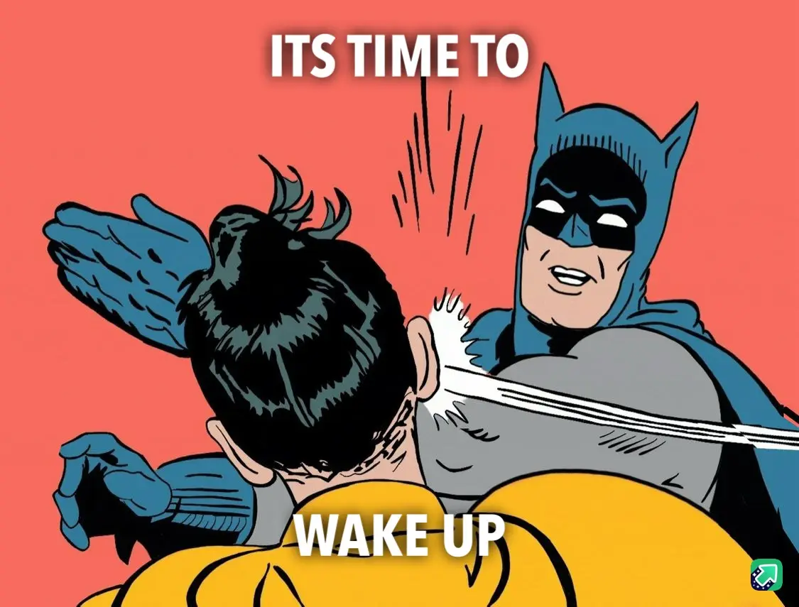 Batman is shown from behind, forcefully slapping Robin in the face with his gloved hand, causing a visible impact effect…