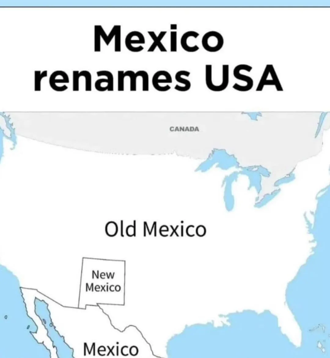 A map of North America shows the United States labeled 'Old Mexico', with a box highlighting the southwestern state labeled…
