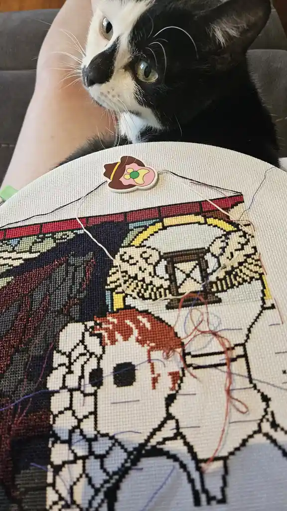 Meet Nyx, Your Cross Stitch Companion