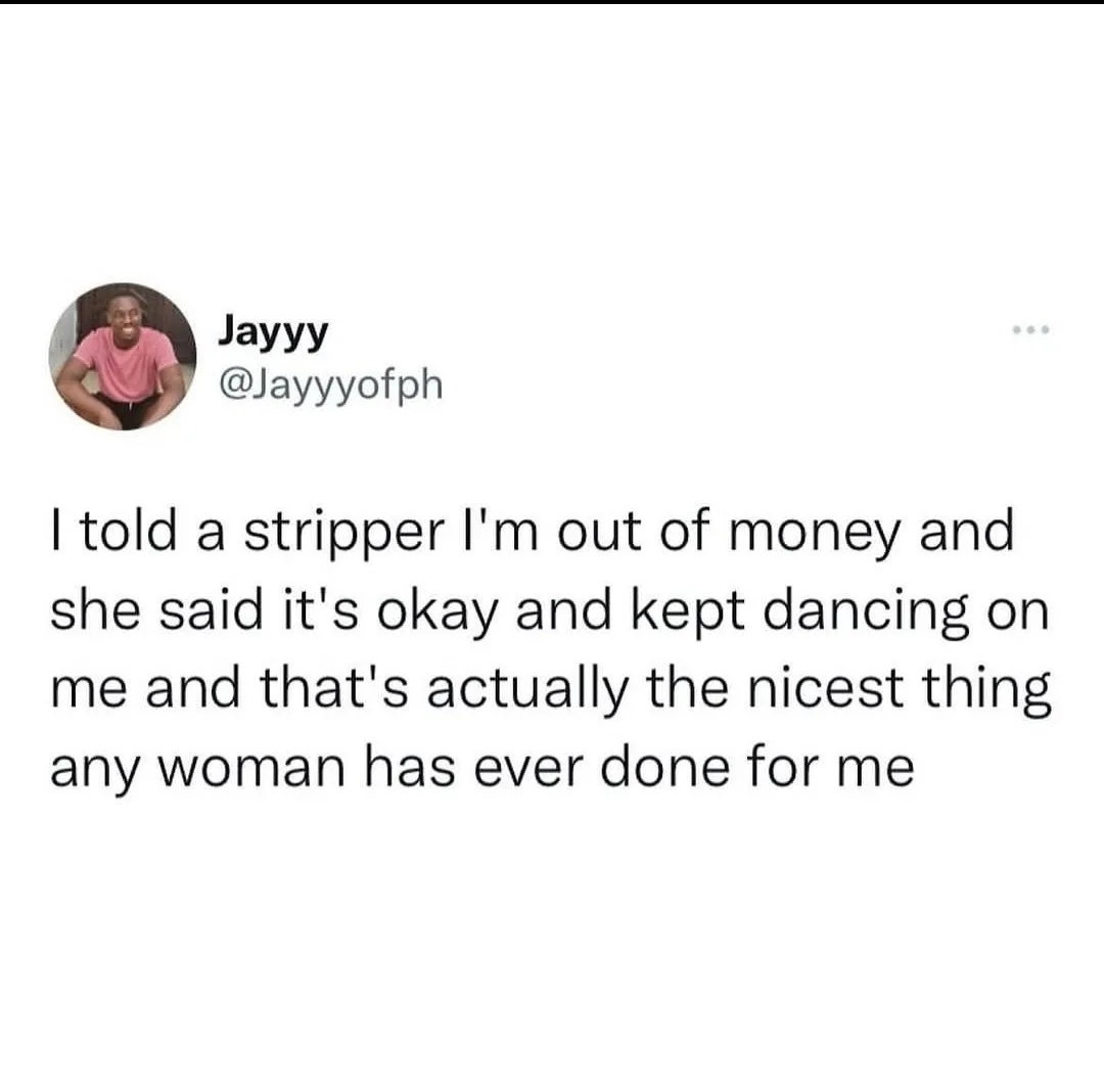 A screenshot of a tweet by user Jayyy (@Jayyyofph) featuring a circular profile picture of a smiling Black man in a pink…