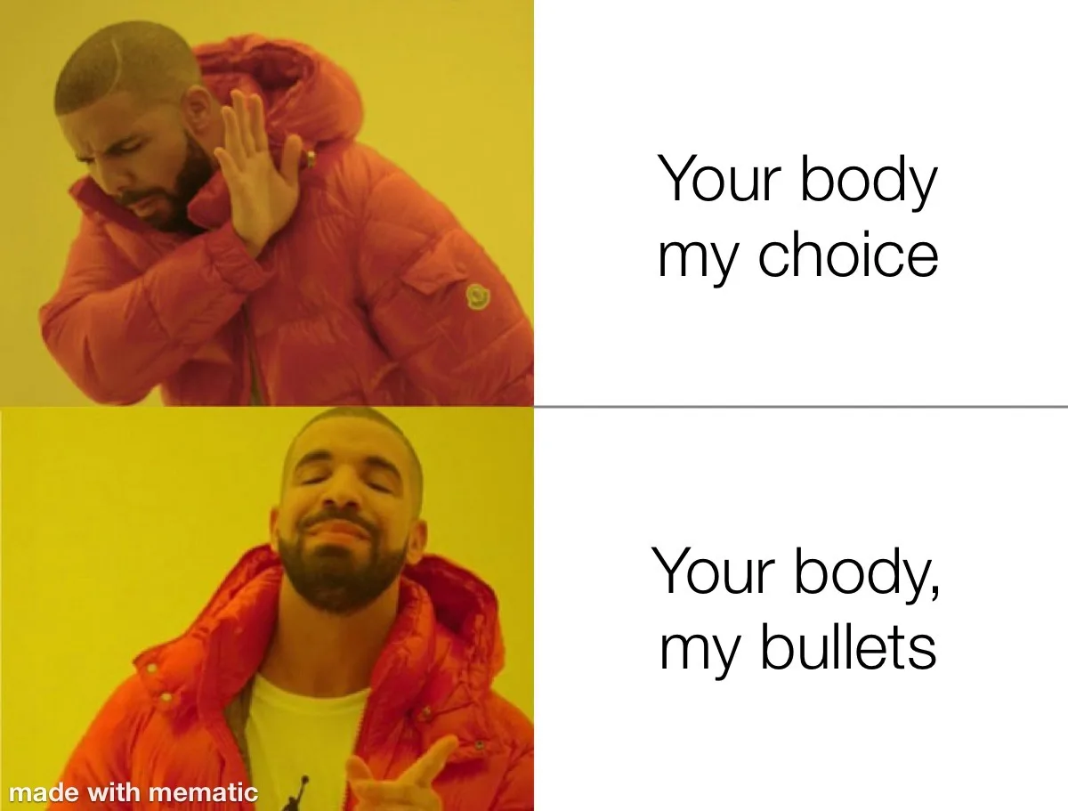 The image is a two-panel meme featuring Drake. In the top panel, he looks annoyed with his hand raised, and the text says…