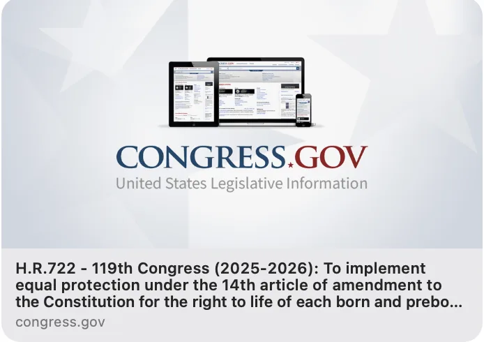 The image displays the official Congress.gov website logo with three devices showing the site. Below, a legislative bill…