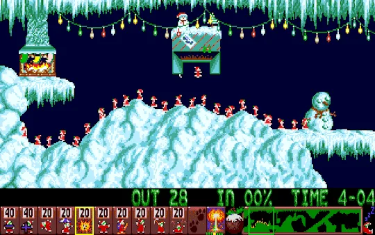 Holiday Shenanigans with the Christmas Lemmings