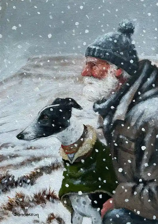 Introducing 'Man with Dog' (2023) by Steve Sanderson