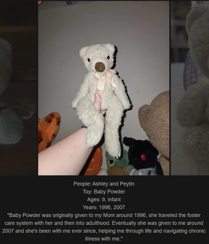 Day 765: Join Me on My Website Celebrating Childhood Toys - Meet Baby Powder, Our Newest Star!