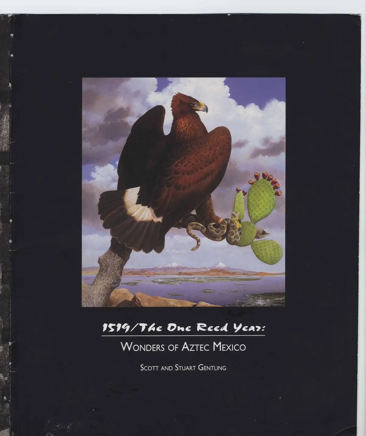 The image shows the cover of a book titled '1519/The One Reed Year: Wonders of Aztec Mexico' by Scott and Stuart Gentling…