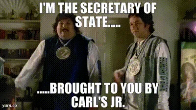 A six-panel meme strip from the movie 'The Hangover' showing a man in a blue vest and white shirt with a large medallion…