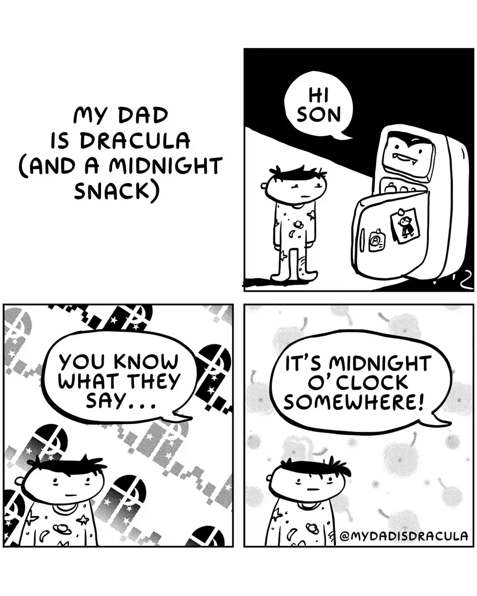 My Dad: A Vampire and the Ultimate Midnight Snack