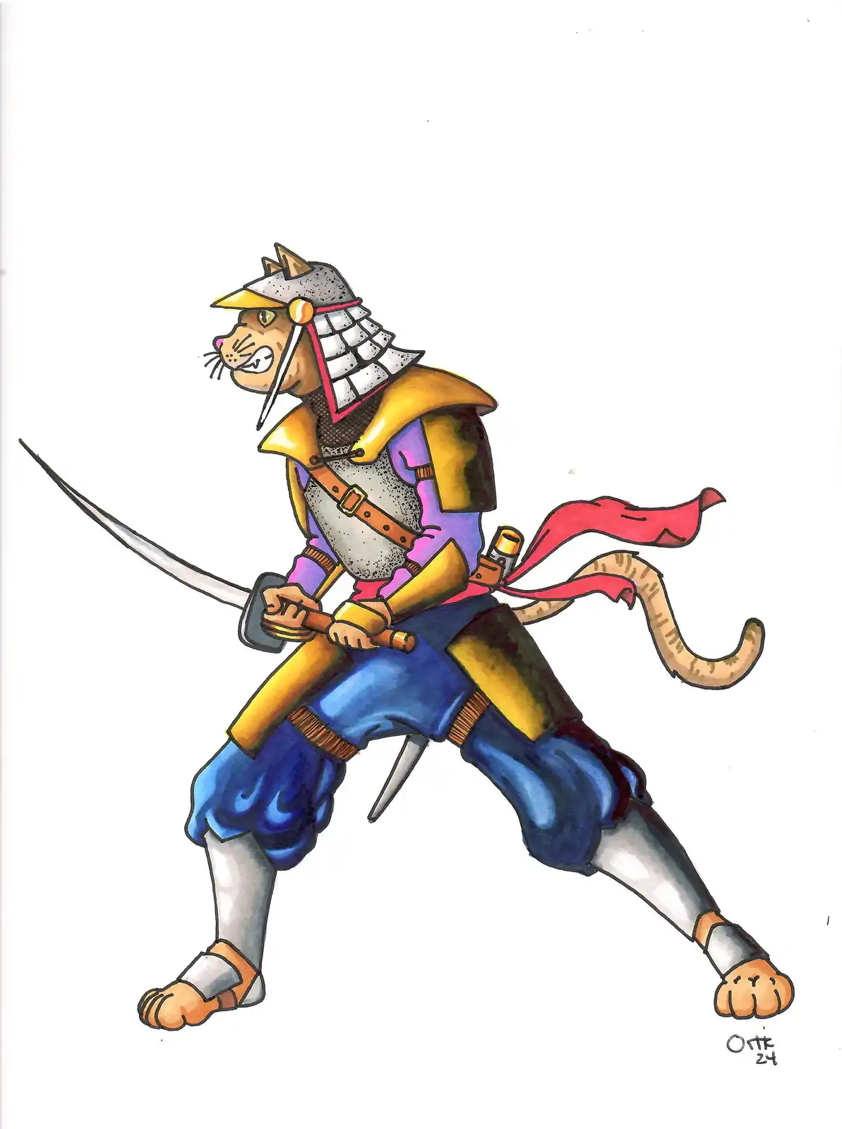The Legendary Samurai Cat: A Feline Warrior