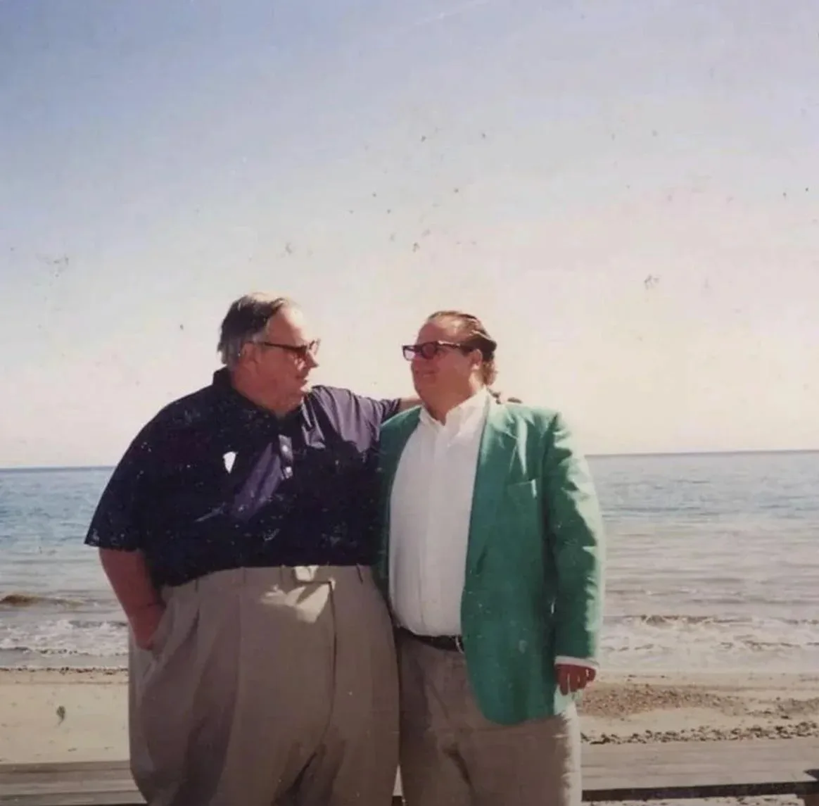 A Heartwarming Moment: Chris Farley with His Dad