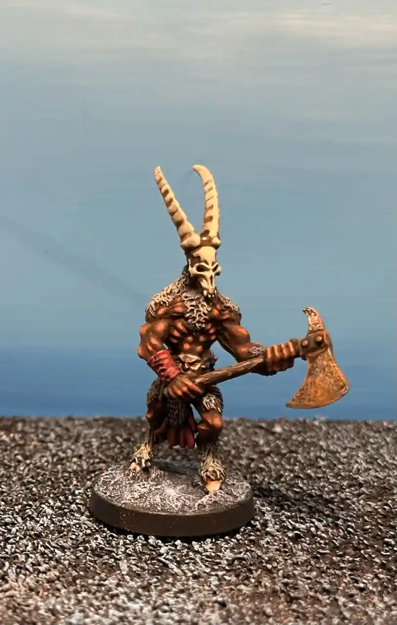 Beastman Miniature: Your Next DND Foe