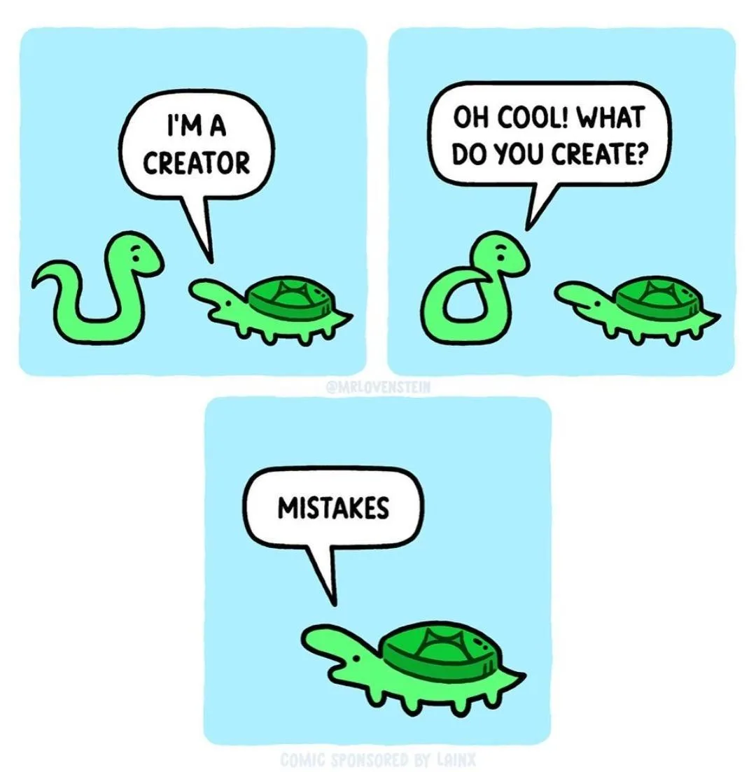 A three-panel comic featuring two green cartoon animals: a snake and a turtle. In the first panel, the snake says 'I'M A…