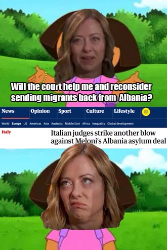 The image is a two-panel meme featuring actress Amy Poehler in a cartoonish, grassy outdoor setting. In the top panel, she…