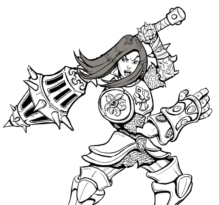 Reimagining Character Weapons: Check Out This Massive Mace and Parrying Gauntlet!