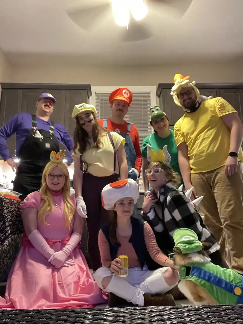 Throwback to our epic Mario group costume for Halloween—totally forgot to share it!